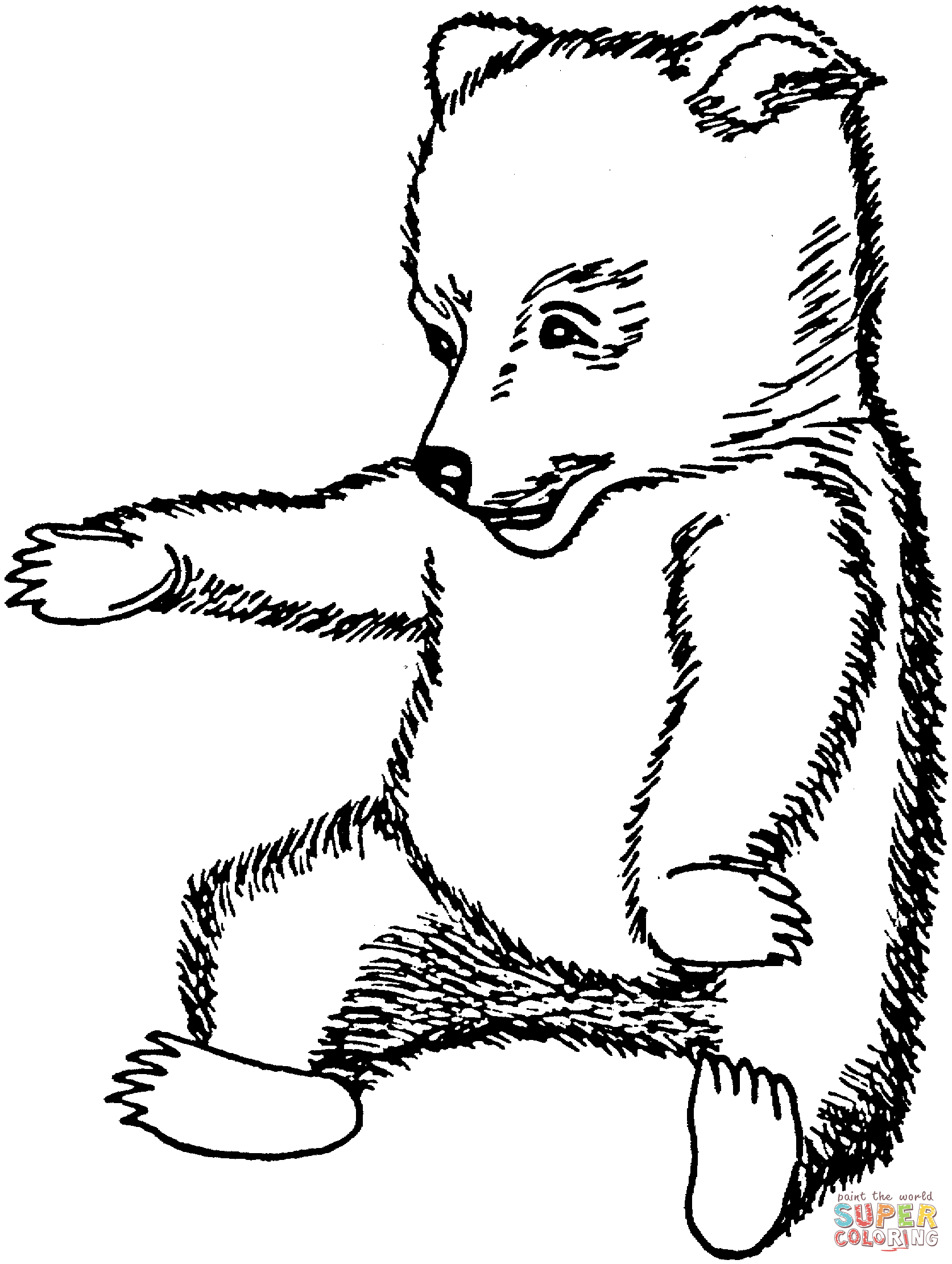 Cub coloring #6, Download drawings