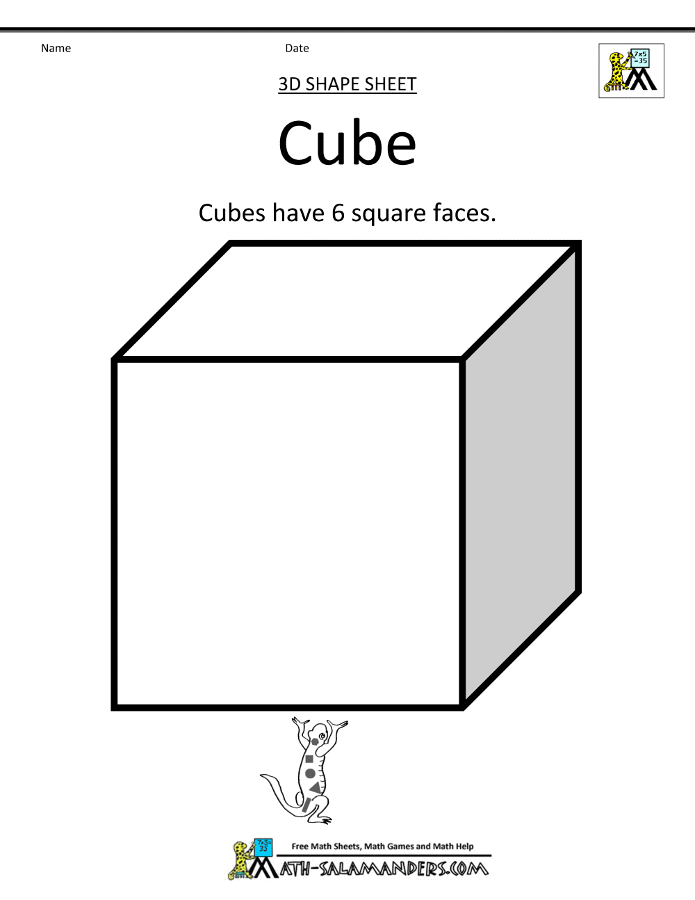 Cube coloring #3, Download drawings