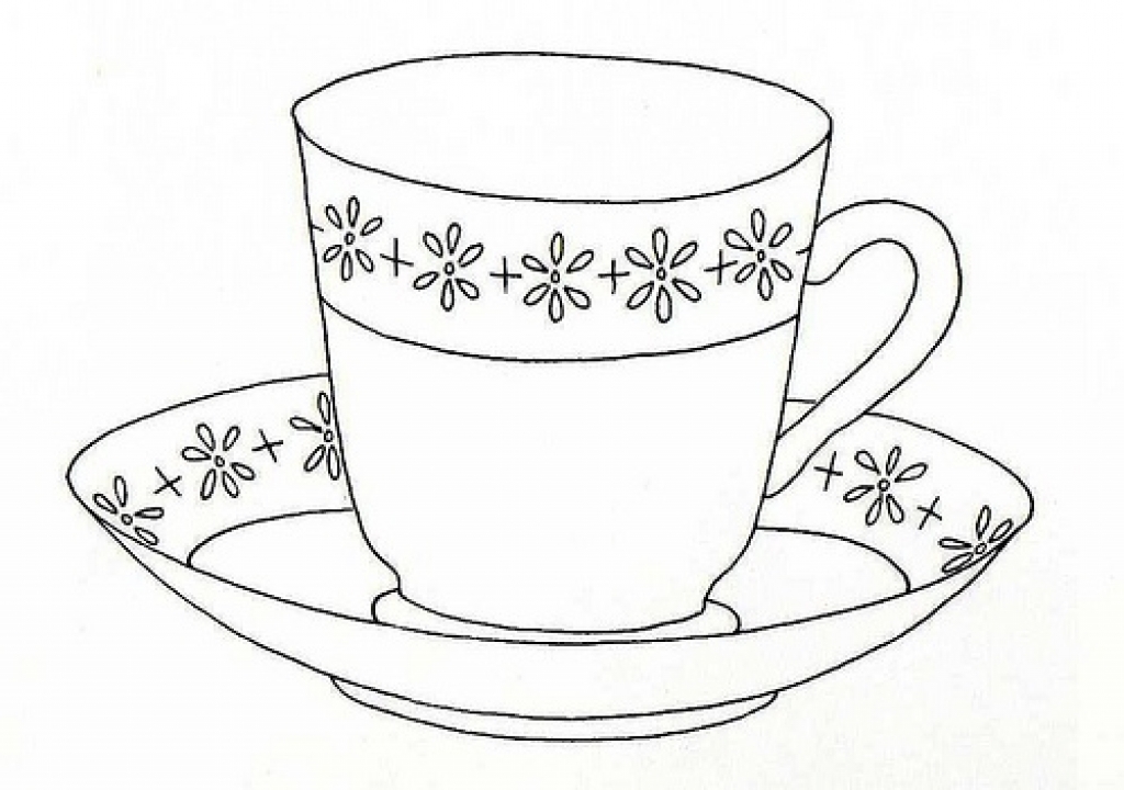 Download Tea Cup Coloring For Free Designlooter 2020 