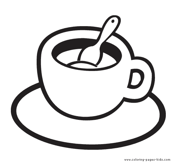 Cup coloring #18, Download drawings