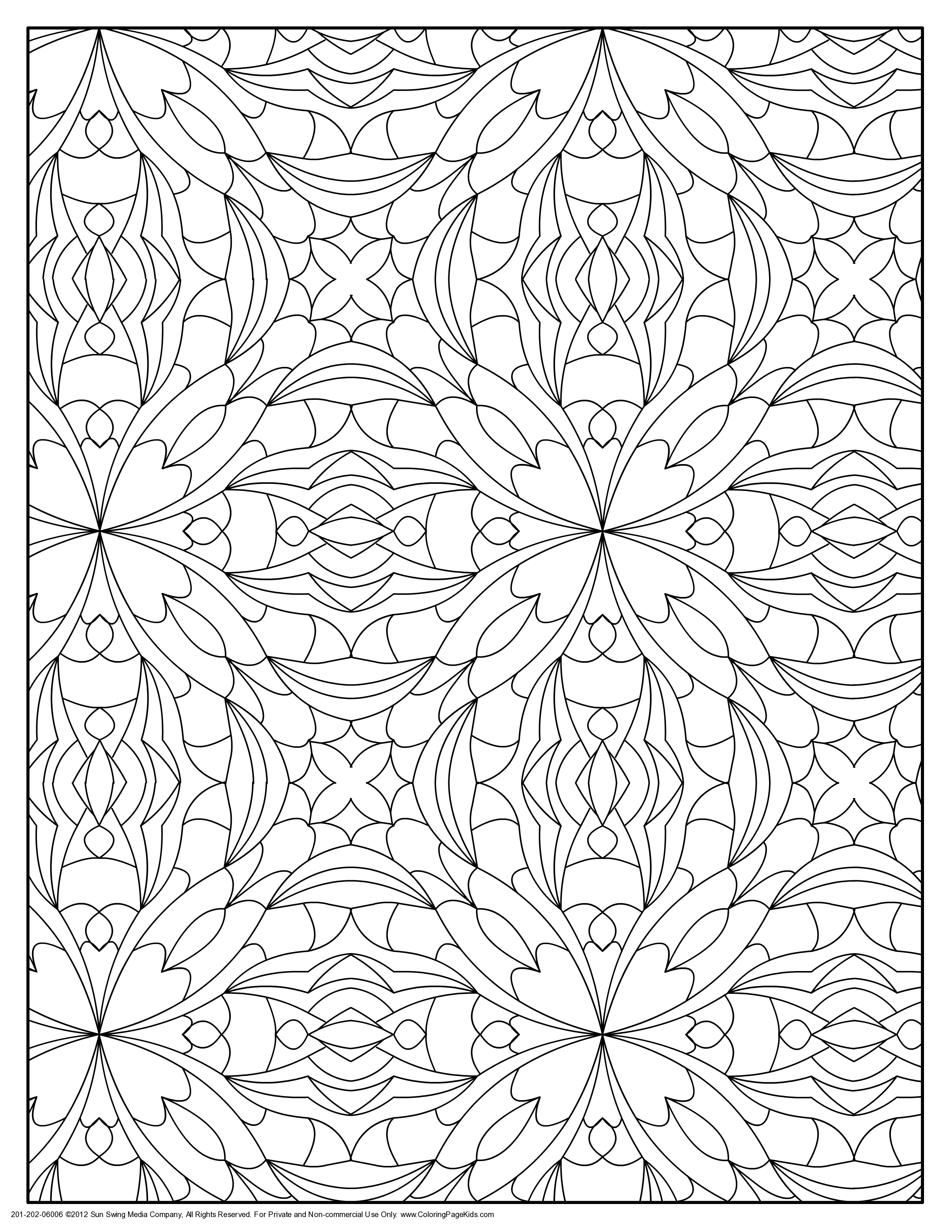 Curves coloring #10, Download drawings