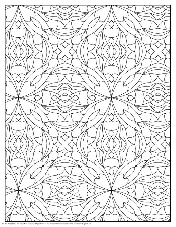 Curves coloring #17, Download drawings