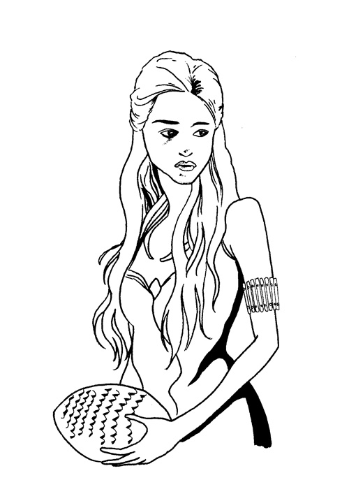 Daenerys Targaryen clipart #11, Download drawings