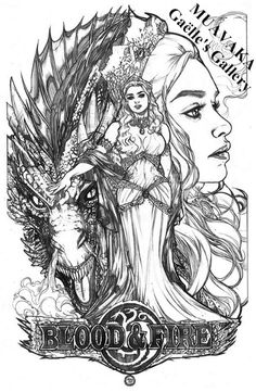 Daenerys Targaryen coloring #11, Download drawings