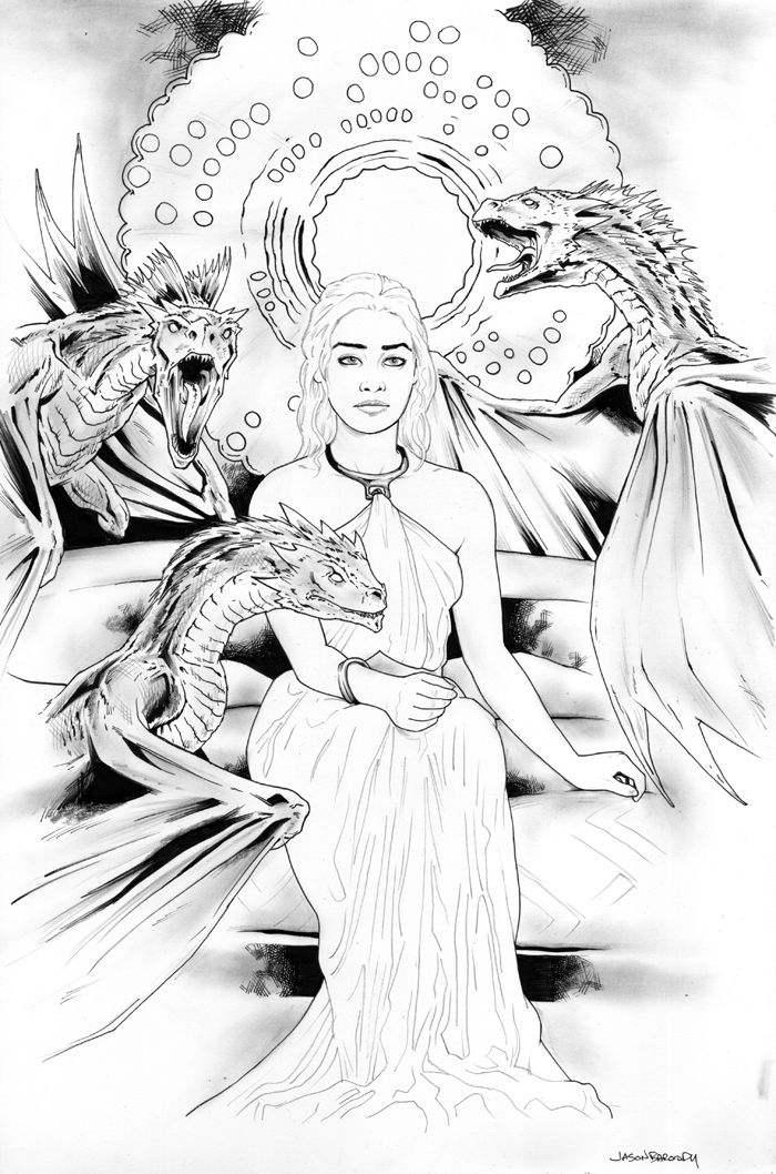 Daenerys Targaryen coloring #18, Download drawings
