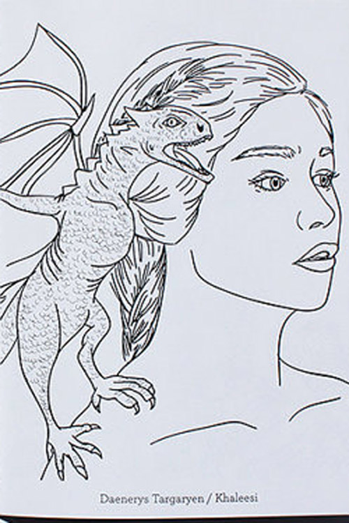 Daenerys Targaryen coloring #17, Download drawings