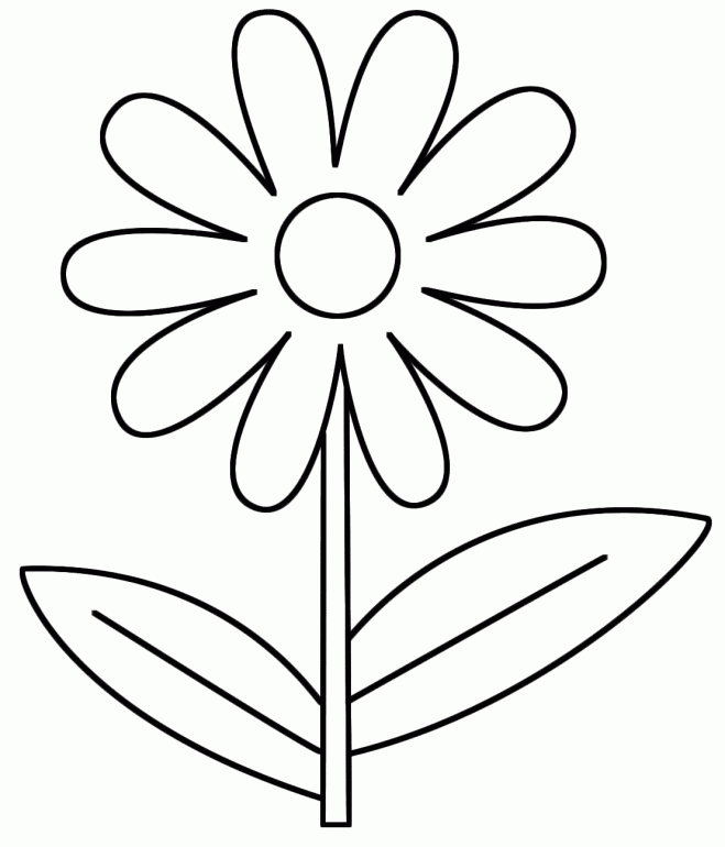 Daisy coloring #8, Download drawings