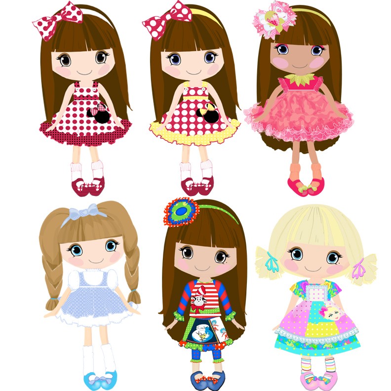 Doll clipart #2, Download drawings