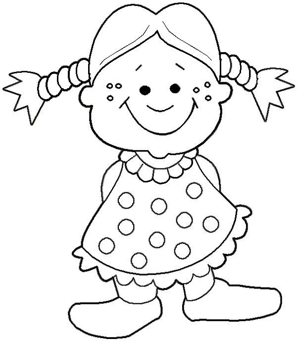 Doll coloring #19, Download drawings