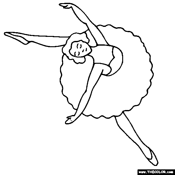 Dancer coloring #16, Download drawings
