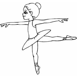 Dancer coloring #15, Download drawings