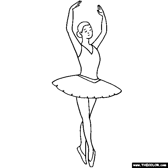 Dancer coloring #1, Download drawings