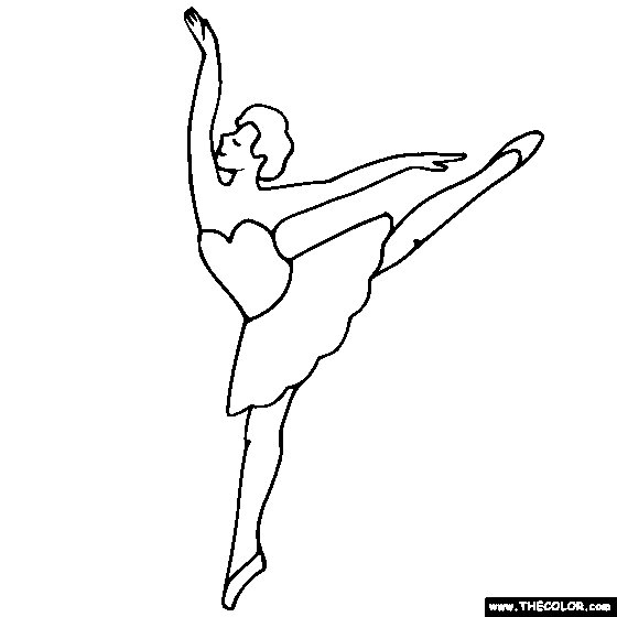 Dancer coloring #10, Download drawings