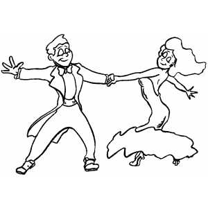 Dancing coloring #1, Download drawings