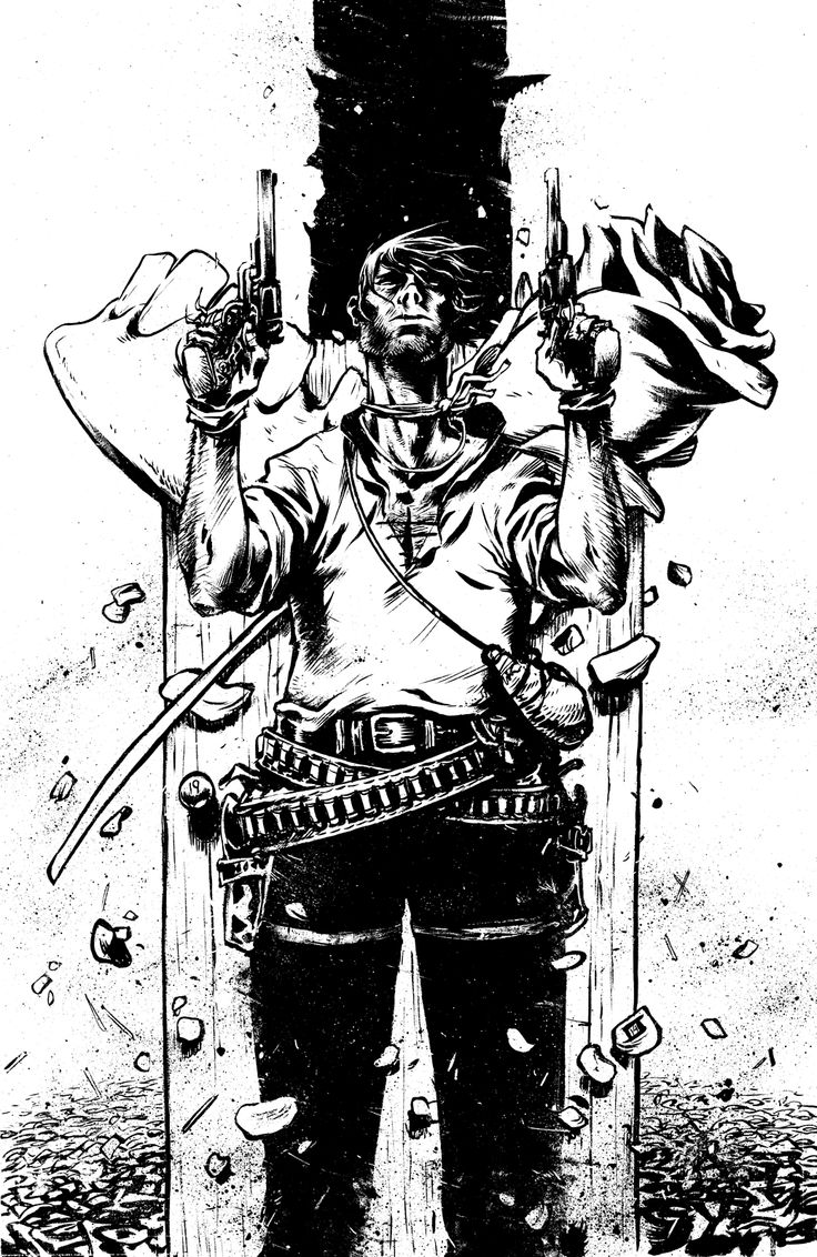 The Gunslinger coloring #17, Download drawings