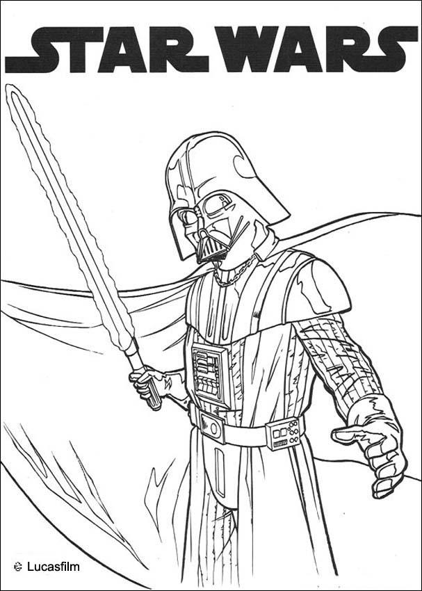 Darth Vader coloring #18, Download drawings