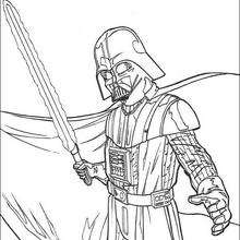 Darth Vader coloring #17, Download drawings