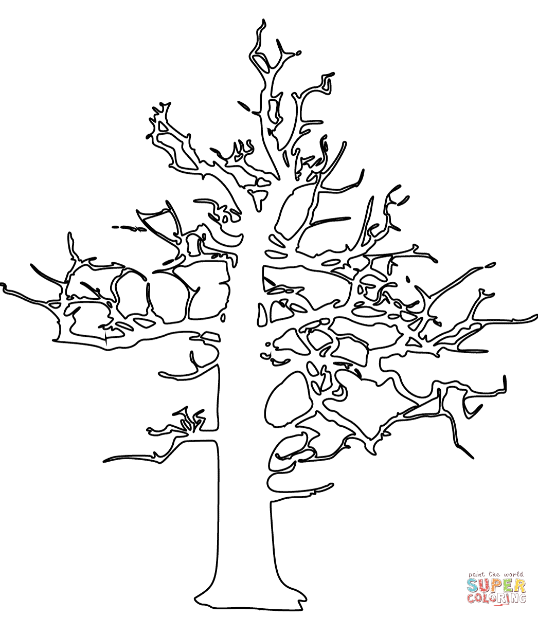 Dead Tree coloring #16, Download drawings