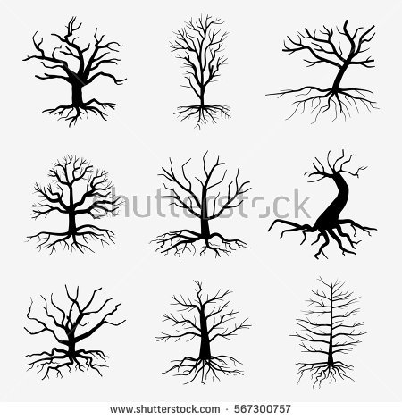 Dead Tree Dark Abstract coloring #4, Download drawings