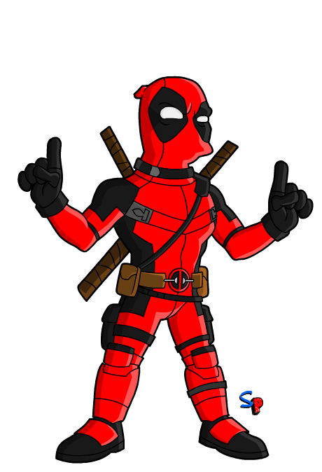 Deadpool clipart #4, Download drawings