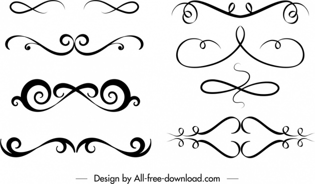 decorative line svg #943, Download drawings