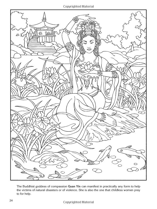 Deity coloring #2, Download drawings