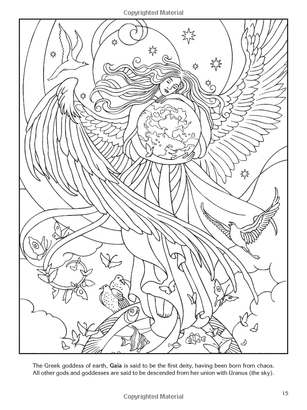 Deity coloring #11, Download drawings