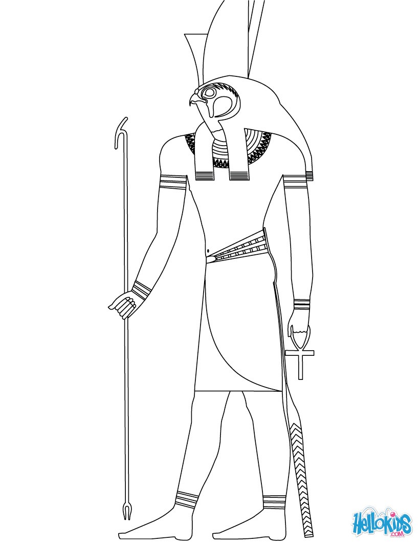 Horus (Deity) coloring #20, Download drawings