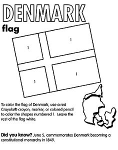 Denmark coloring #1, Download drawings