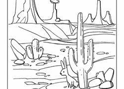 Desert coloring #20, Download drawings