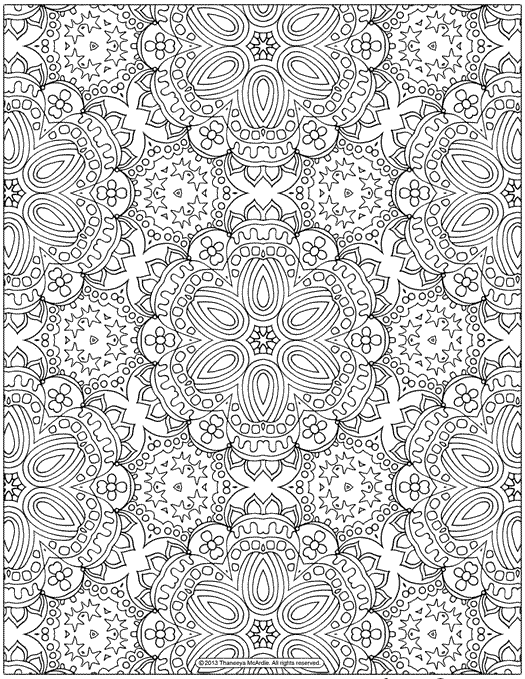 Detailed coloring #4, Download drawings