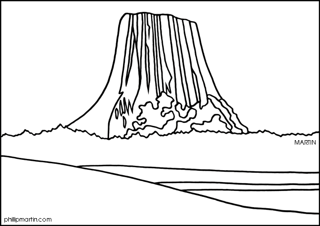 Devils Tower clipart #14, Download drawings