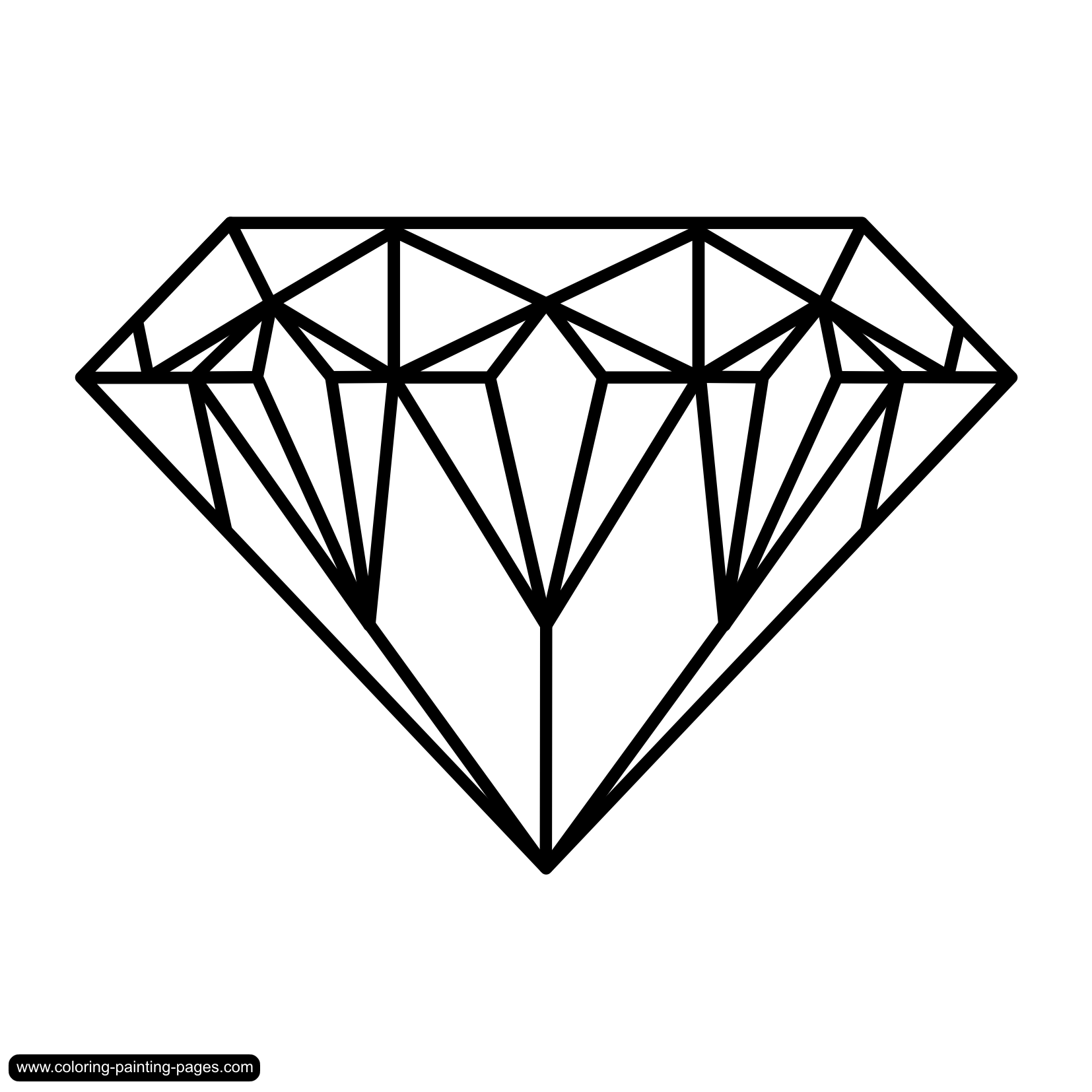 Diamond coloring #15, Download drawings