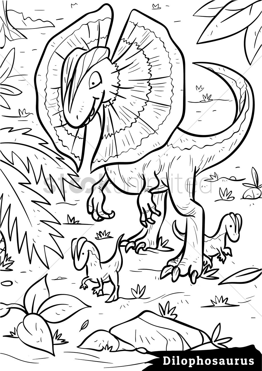 Dilophosaurus svg #2, Download drawings