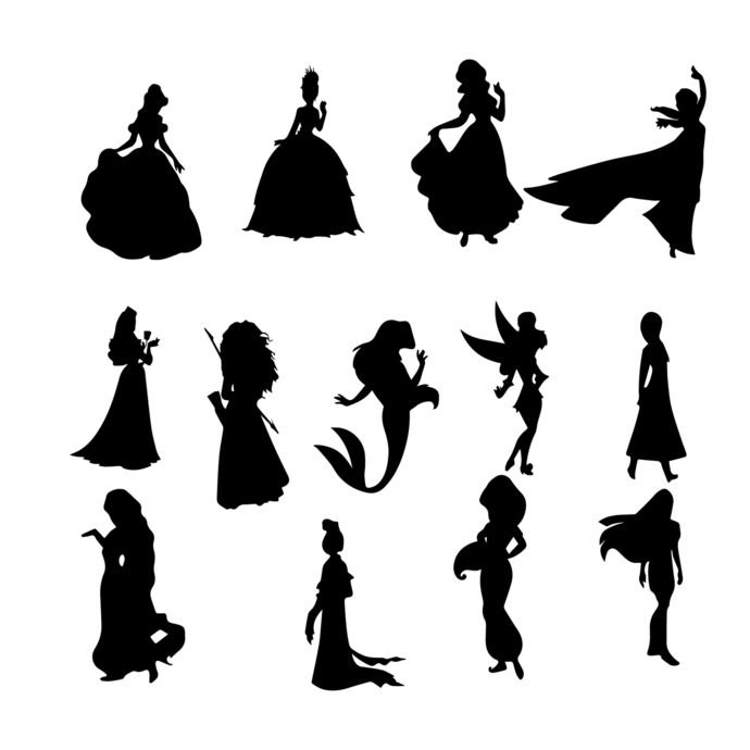 disney princess silhouette svg #988, Download drawings