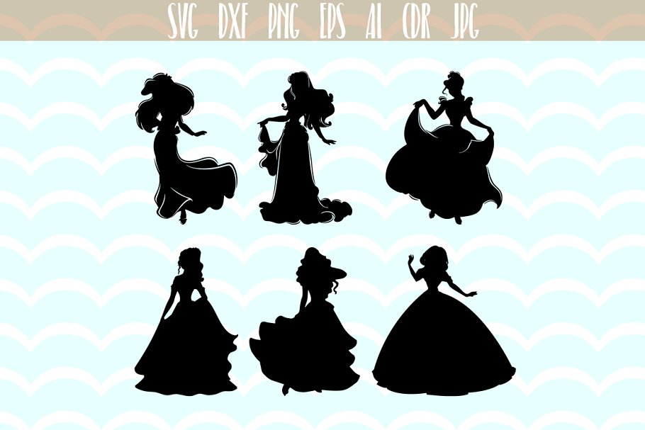 disney princess silhouette svg #987, Download drawings