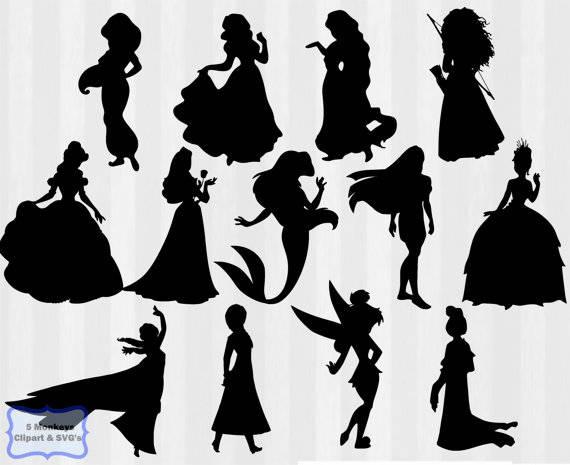 disney princess silhouette svg #993, Download drawings