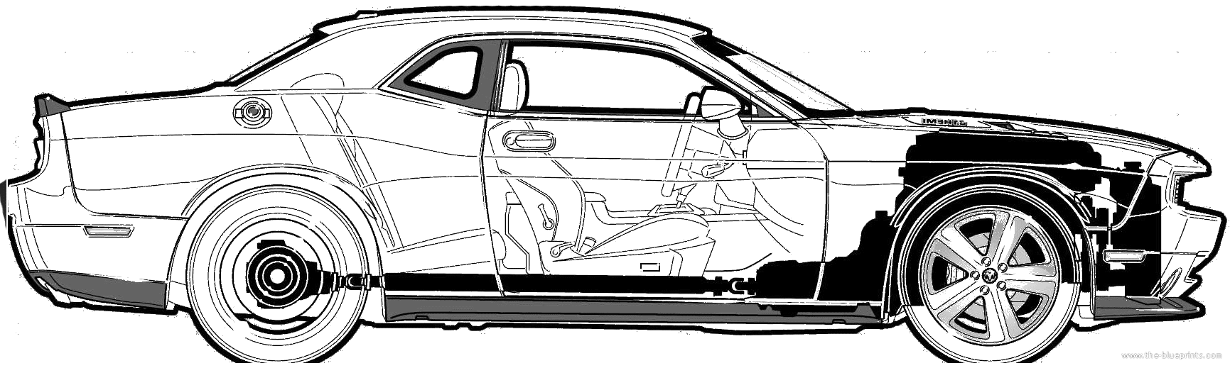 Dodge Challenger SRT8 clipart #11, Download drawings