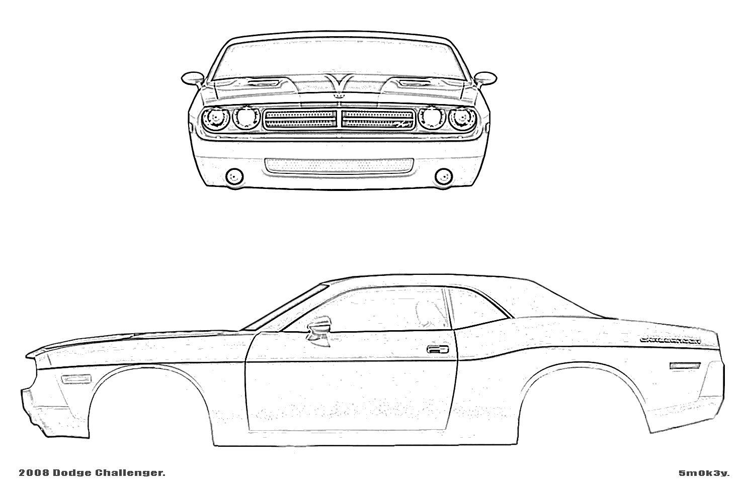 Dodge Challenger SRT8 clipart #8, Download drawings