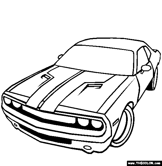 Dodge Challenger SRT8 coloring #19, Download drawings