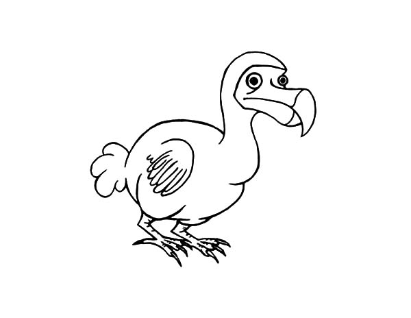Dodo coloring #7, Download drawings