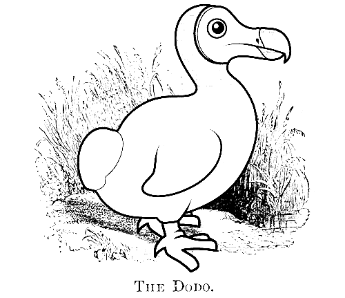 Dodo coloring #15, Download drawings