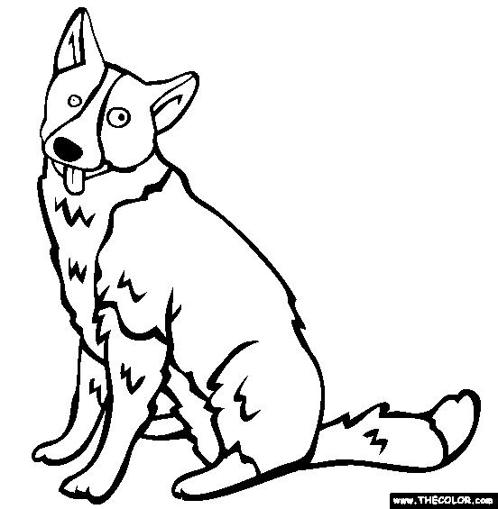 Dog coloring #17, Download drawings