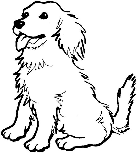 Dog coloring #10, Download drawings