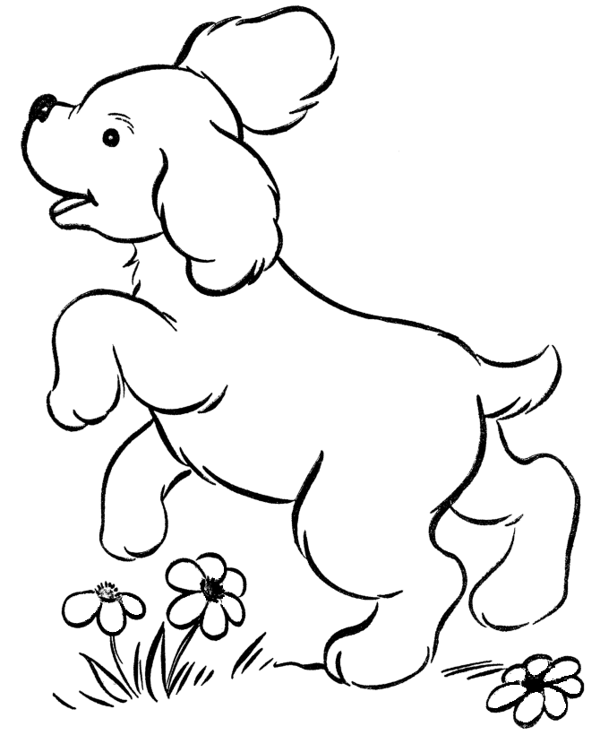 Canine coloring #19, Download drawings