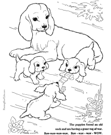 Dog coloring #2, Download drawings