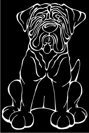Dogue De Bordeaux svg #15, Download drawings