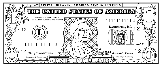 Dollar coloring #19, Download drawings
