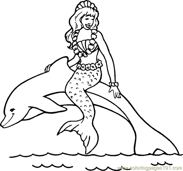 Dolphin coloring #7, Download drawings