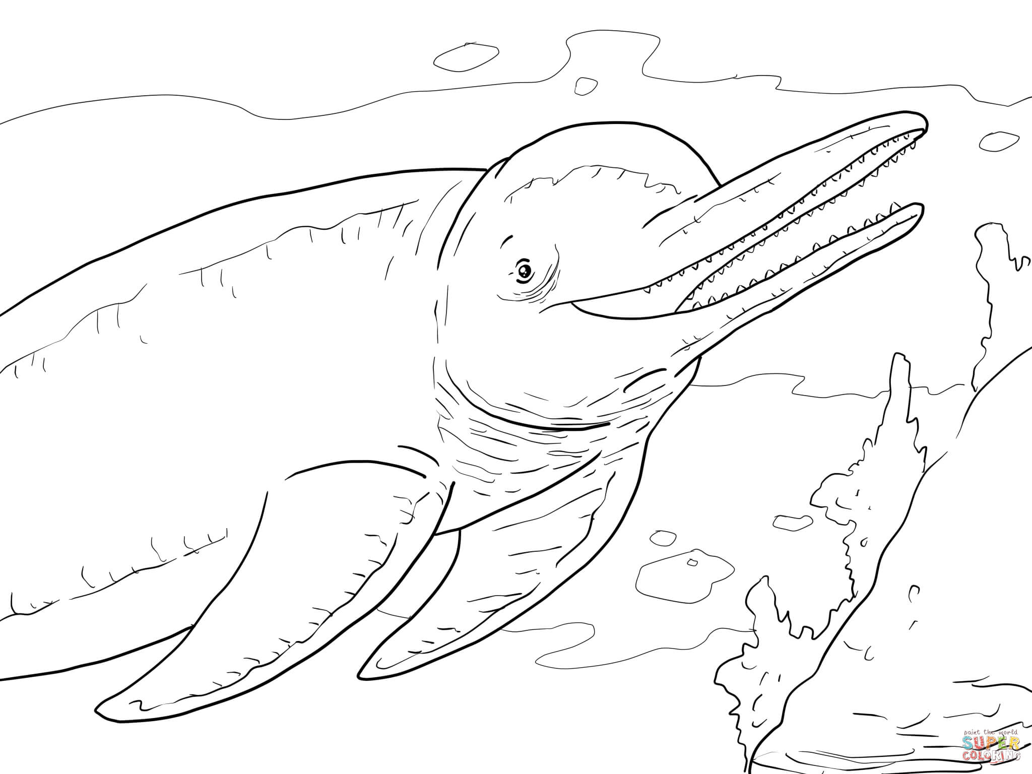 Dolphines coloring #17, Download drawings
